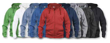 021034 Basic Hoody Full zip Clique